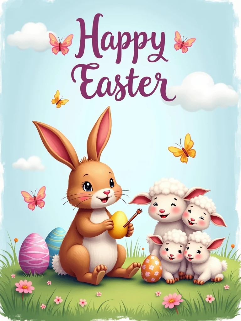 Easter Card Features